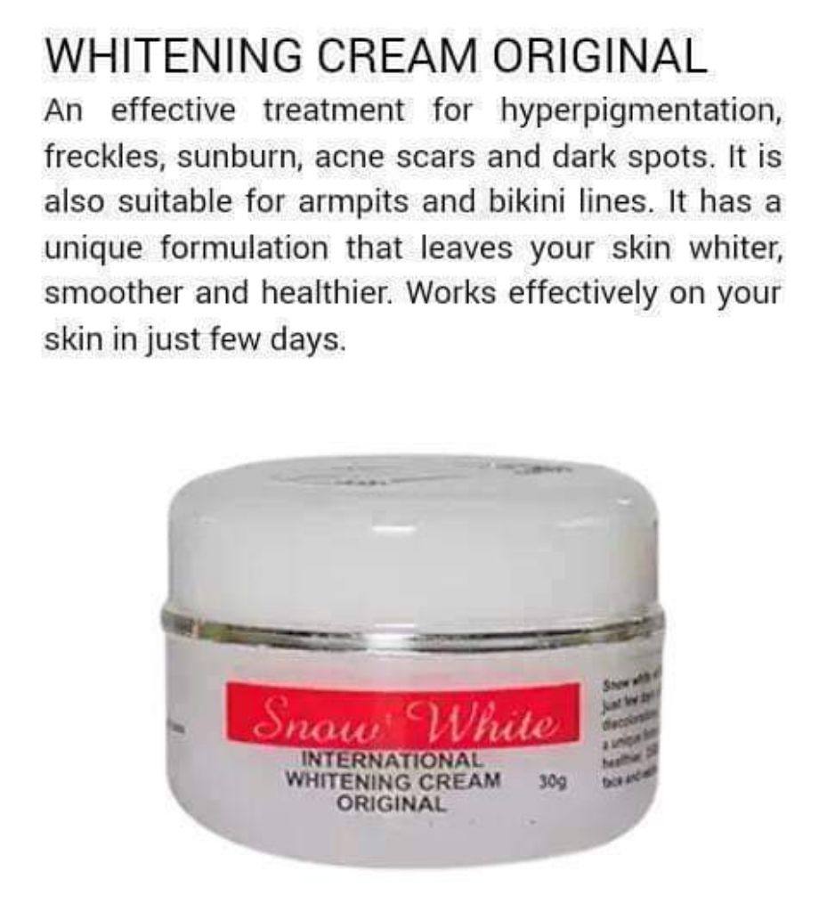 Snow White International whitening cream orginal 30g