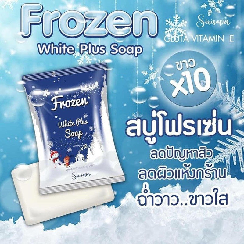 Frozen White Plus Soap 80g whitening X10