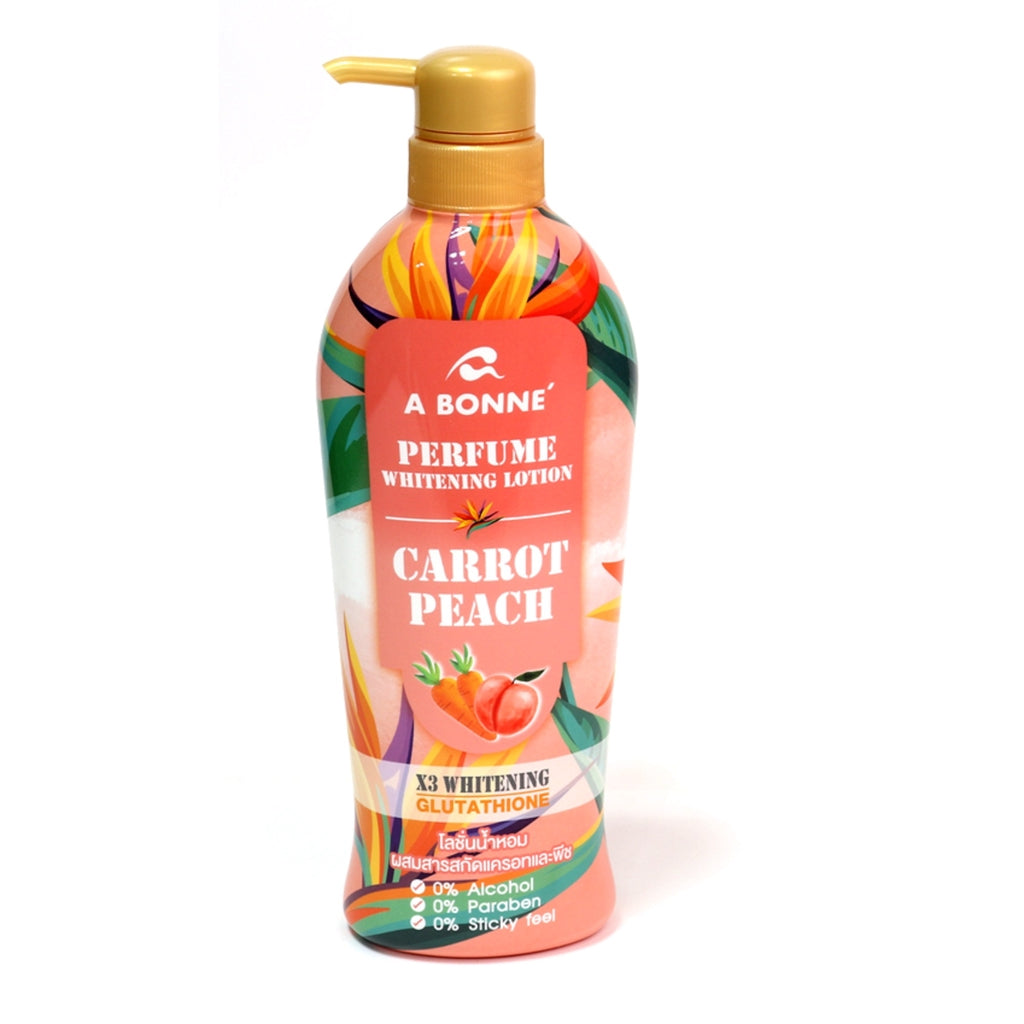 A Bonne Perfume Whitening Lotion Carrot Peach - 500mL