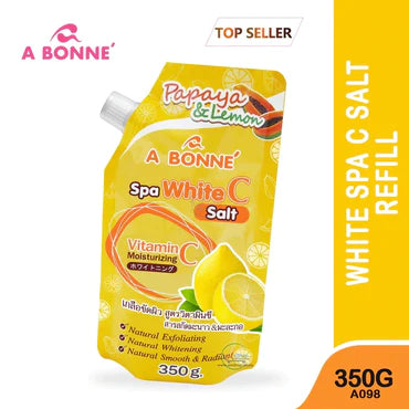 A Bonne’ Spa white C Moisturizing Salt Papaya & Lemon 350g