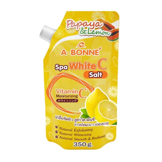 A Bonne’ Spa white C Moisturizing Salt Papaya & Lemon 350g