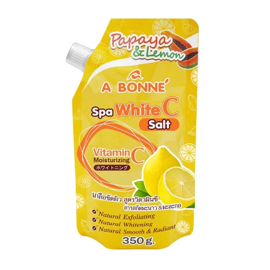 A Bonne’ Spa white C Moisturizing Salt Papaya & Lemon 350g