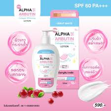 Alpha Arbutin 3+ Collagen Lotion SPF 60 PA+++ Radiant & Bright 500ml.