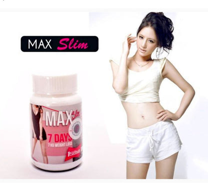 7 Days Max Slim Super Pill Supplements Weight Loss Diet Fat Burn Fast Slimming