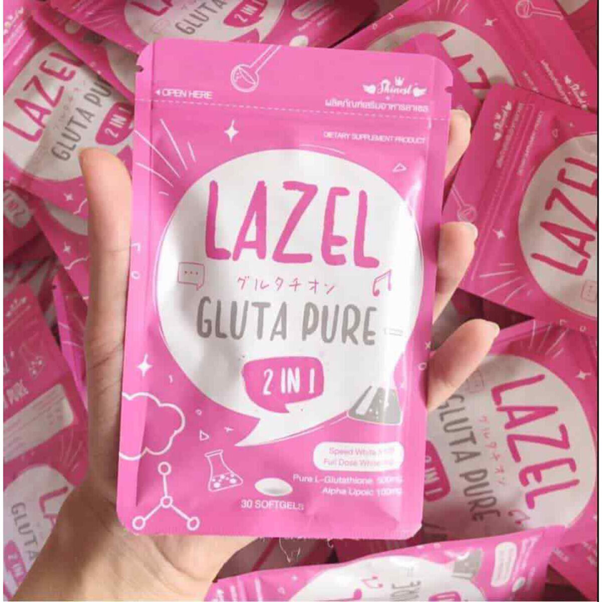 Lazel Glutapure 2in1 30 softgels