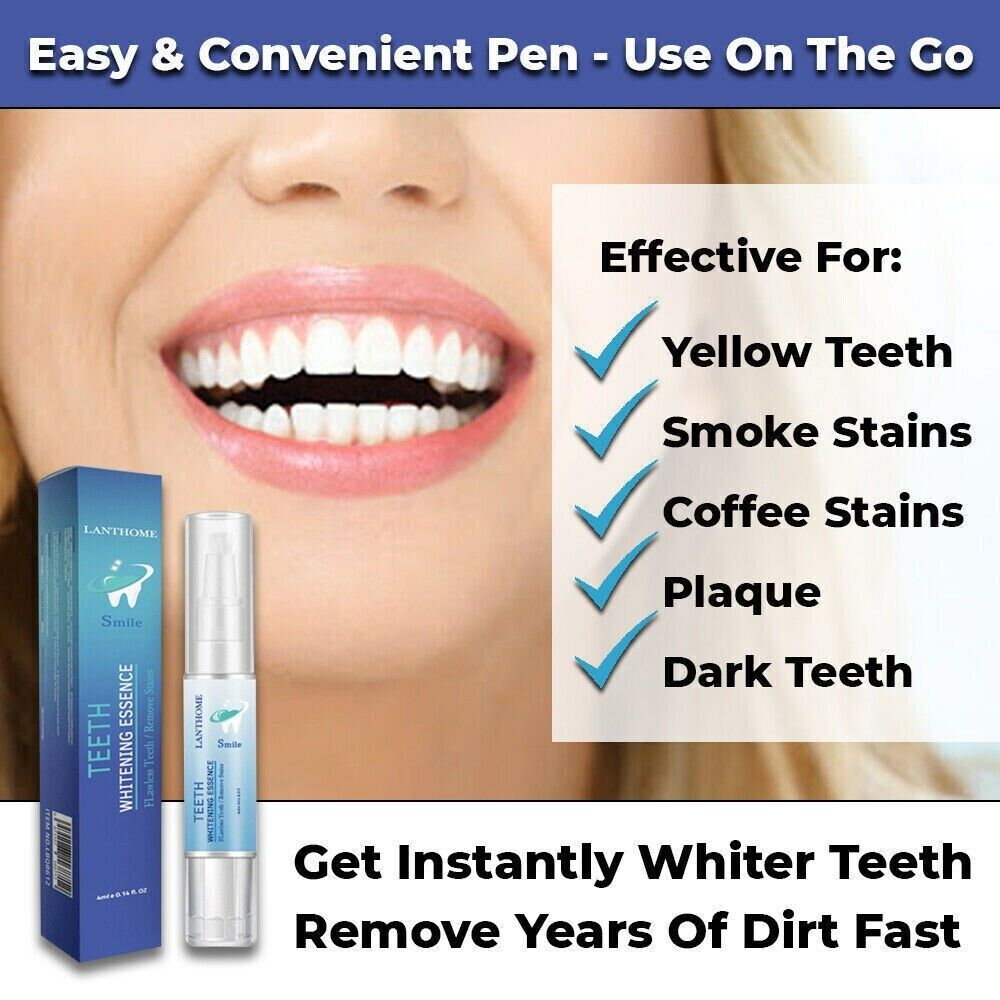 2X LANTHOME Teeth Whitening Essence, Teeth Whitening Pen, Teeth Whitening Kit AU