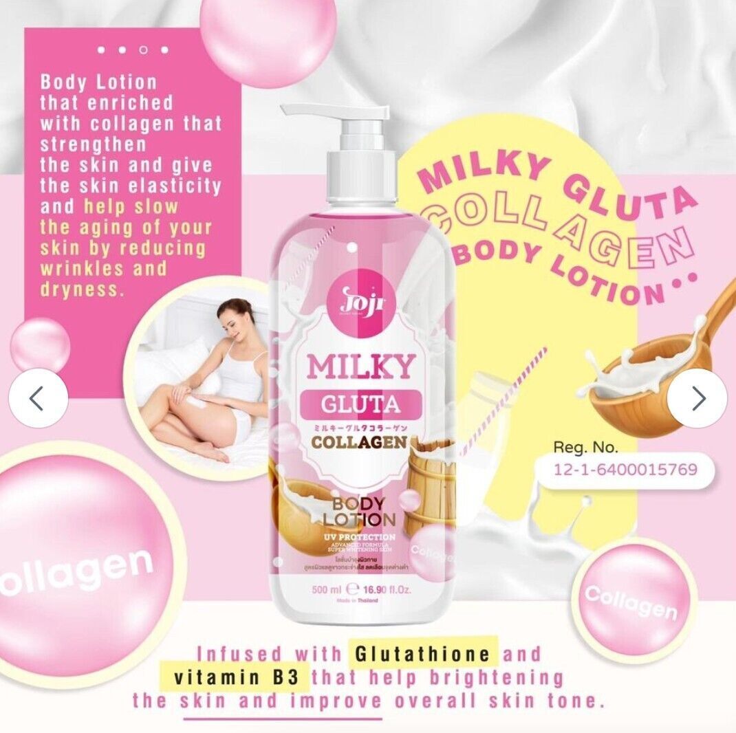 Joji Milky Gluta Collagen Body lotion 500ml