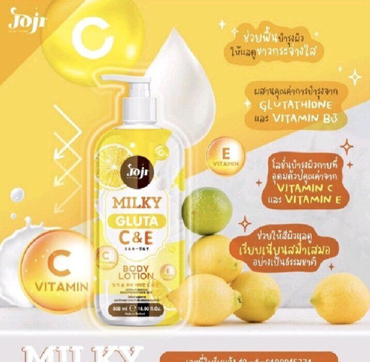 Joji Milky Gluta  C & E Body lotion 500ml