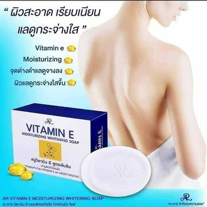 AR Vitamin E Gluta Bar Soap Moisturizing Whitening Skin Smooth 100g