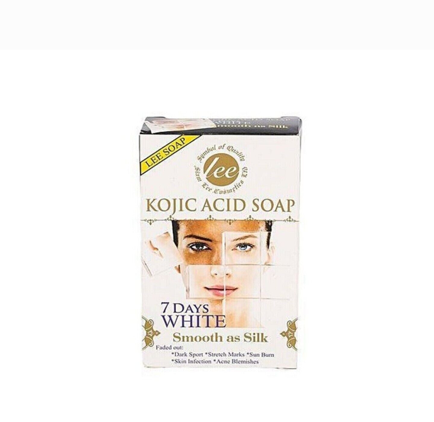 LEE Kojic acid soap 7 Days White smooth as silk 160g