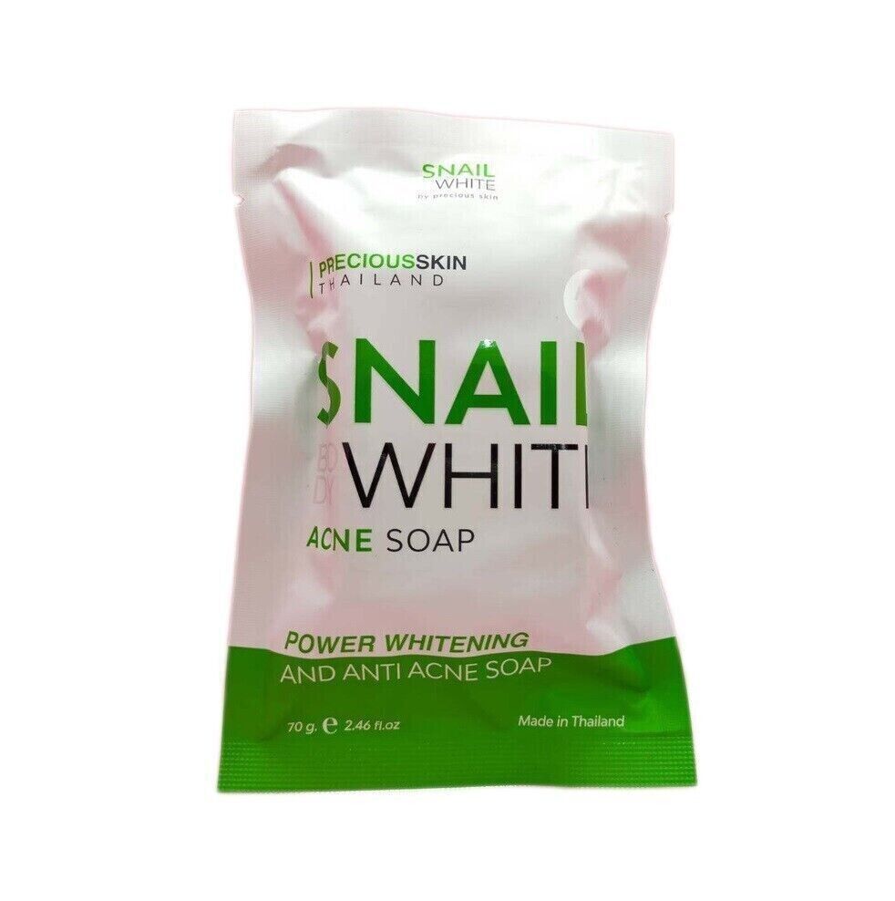 Snailwhite Acne Soap Power Whitening and Anti Acne Soap 70g