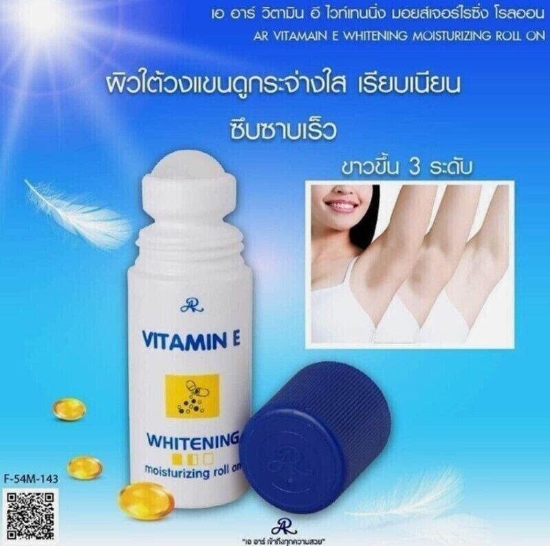 AR Vitamin E whitening moisturizing roll on 75ml