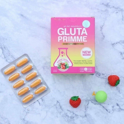 GLUTA PRIMME PRIME Plus Glutathione Collagen Beauty Dietary supplement 30 capsul