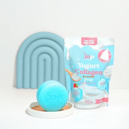 Joji Yogurt Collagen Spa Bubble Soap Vitamin B3 and E 100g