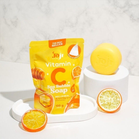 Joji vitamin C spa bubble soap Honey and Orange 100g