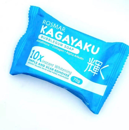 ROSMAR KAGAYAKU bubblegum soap glutathione, collagen, Alpha arbutin soap 1pcs