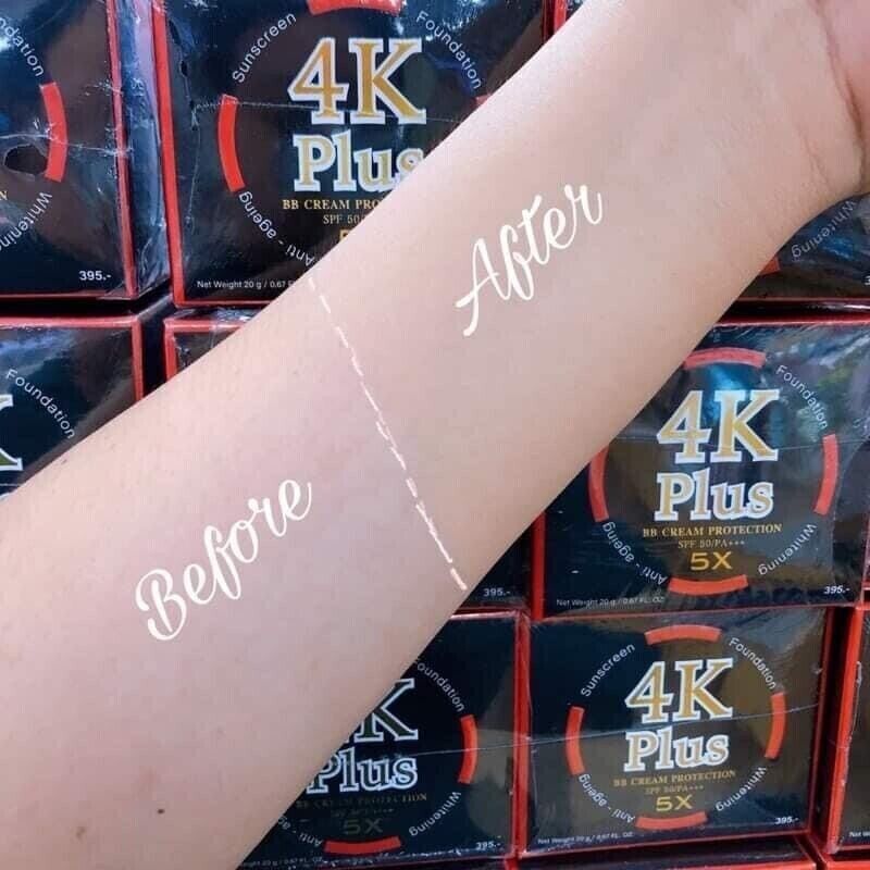 4K Plus 5x BB Cream Sun Protection SPF50 PA++ 20g whitening,Anti aging,sunscreen