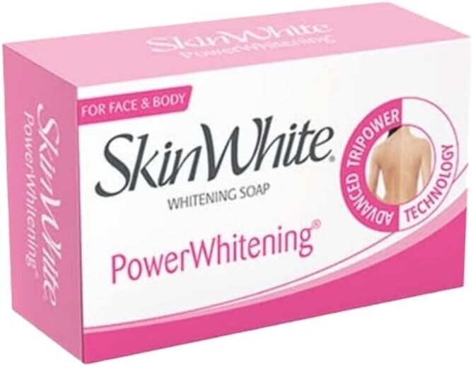 SkinWhite Whitening soap, Power whitening for face and body, Anti bacterial soap 125g