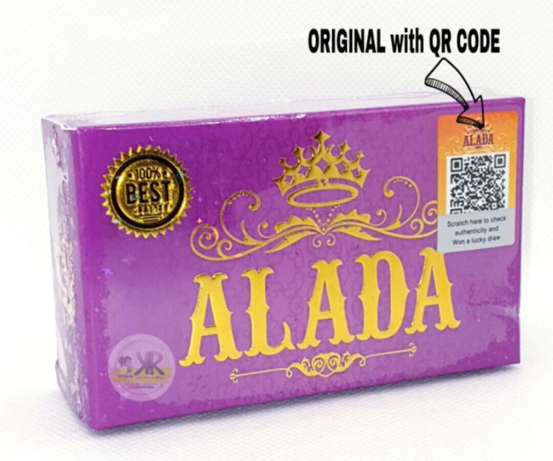 ALADA Instant Whitening Soap Reduce Dark Melasma Anti Spots Acne Original 160 g