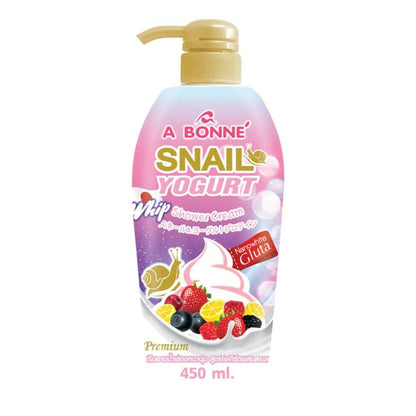 A Bonne Snail yogurt whip shower cream nanowhite gluta 450ml