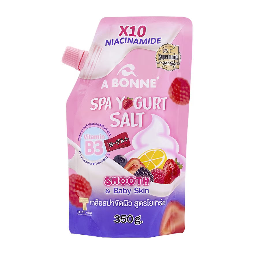 A bonne X10 Niacinamide spa Yogurt salt, Smooth & Baby skin, Vitamin B3 350g