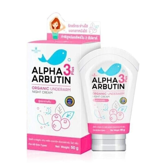 Alpha Arbutin 3 Plus Organic Armpit Underarm Night Cream 50 grams