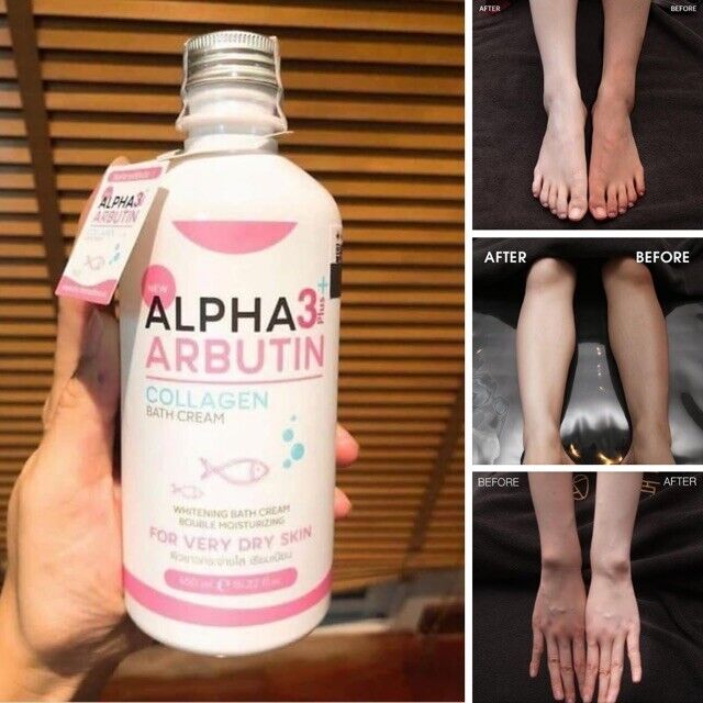 Alpha arbutin 3 plus collagen bath cream for very dry skin 350ml