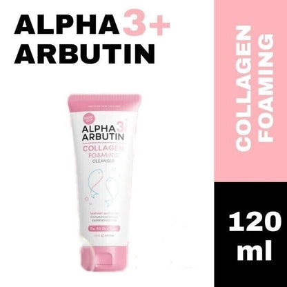 Alpha Arbutin 3+ Collagen Foaming Cleanser whiteness soft skin Reduce oil 120ml