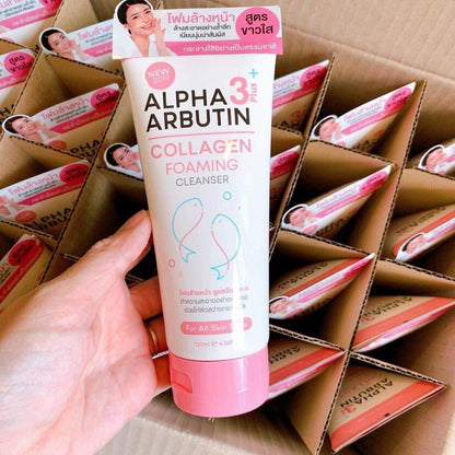 Alpha Arbutin 3+ Collagen Foaming Cleanser whiteness soft skin Reduce oil 120ml