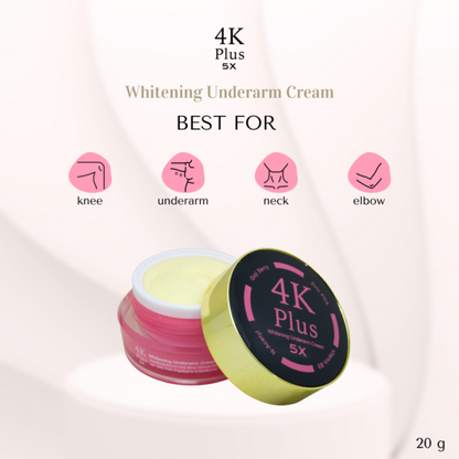 4K Plus Whitening Underarm Cream 20g