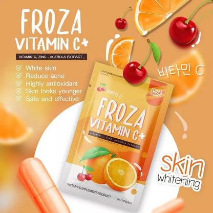 Froza vitamin C+, Zinc, Acerola Extract High Vitamin C,E,A capsule 60