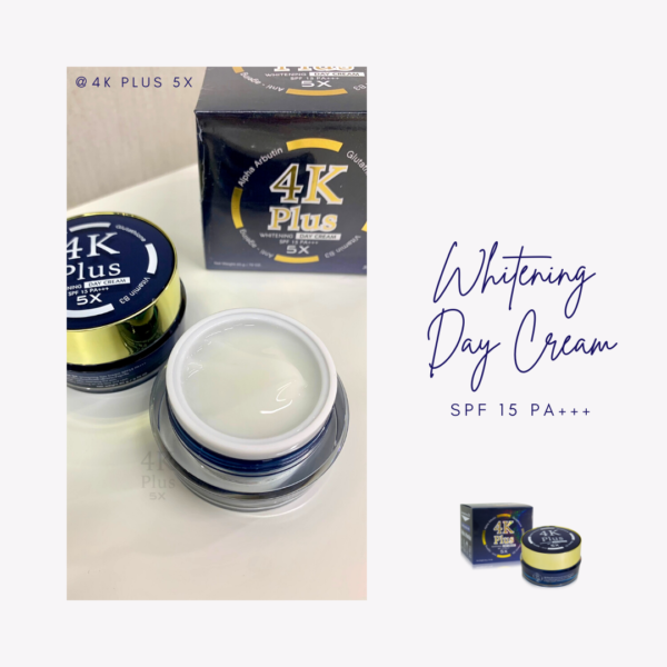 4K Plus whitening Day Cream SPF 15 PA+++ 5X 20g face cream