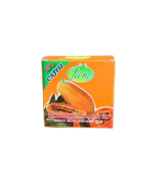 Jam Papaya Gluta Collagen Soap 80g