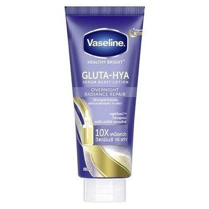 Vaseline Healthy Bright Gluta-Hya Serum Burst Lotion Overnight Radiance 300ml