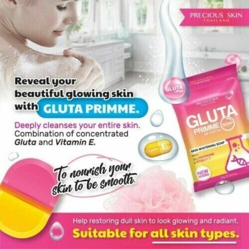 Gluta Primme Body Smoothing Skin Whitening soap 100g