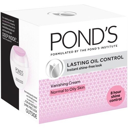 Ponds Vanishing Cream normal to oily skin, lasting oil control 100ml