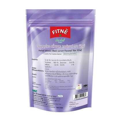 FITNE Black Currant Herbal Green Tea Fruity Garcinia Senna Infusion Gentle Detox(15 sachets)