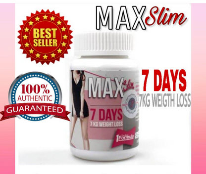 7 Days Max Slim Super Pill Supplements Weight Loss Diet Fat Burn Fast Slimming