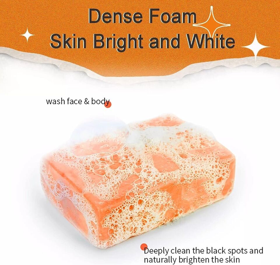 Natural Kojic Acid Skin Brightening Soap,For Pigmentation, Pimple antiaging 150g