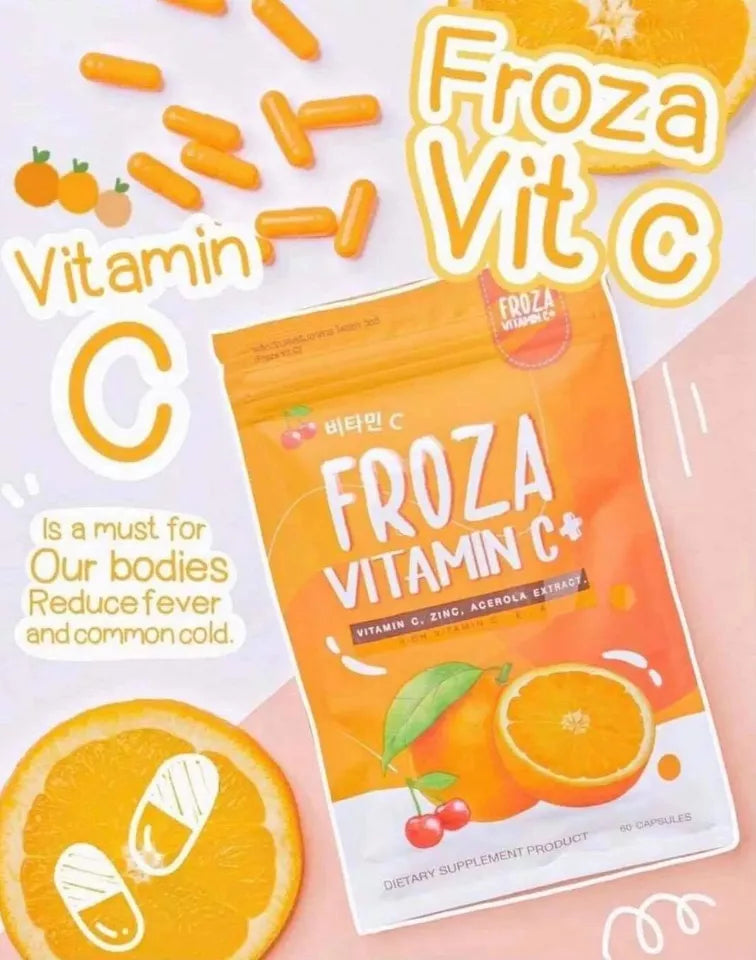 Froza vitamin C+, Zinc, Acerola Extract High Vitamin C,E,A capsule 60