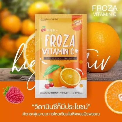 Froza vitamin C+, Zinc, Acerola Extract High Vitamin C,E,A capsule 60