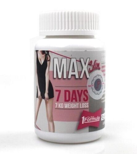 7 Days Max Slim Super Pill Supplements Weight Loss Diet Fat Burn Fast Slimming