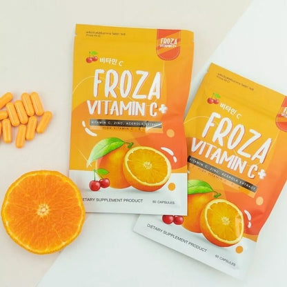 Froza vitamin C+, Zinc, Acerola Extract High Vitamin C,E,A capsule 60