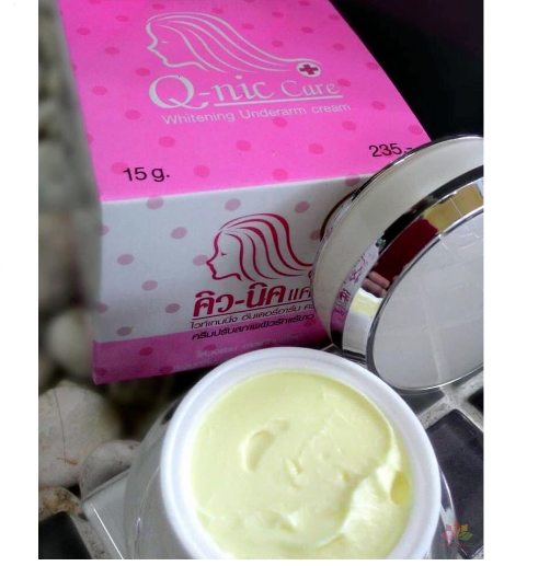 Q-NIC Care whitening underarm cream,reduce sweat and smell 15g