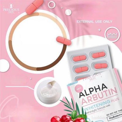 Precious Skin Alpha Arbutin Whitening 3 Plus whitening powder capsules( external use only)